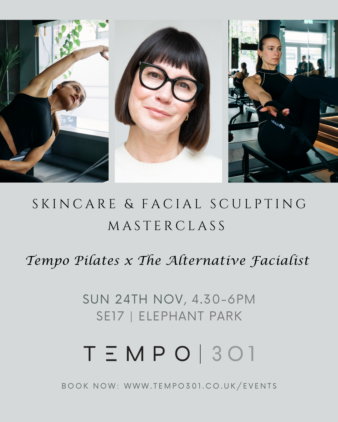 Pilates workshop - skincare